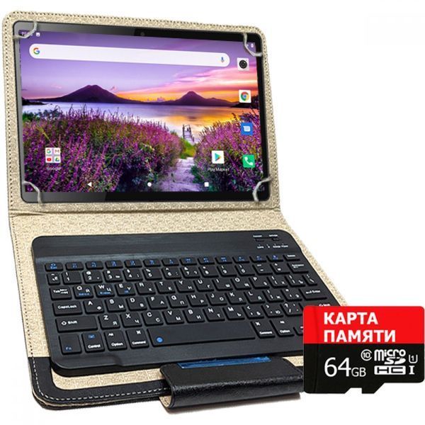 Планшет-телефон Hoozo X1001 Full HD 32Gb LTE Jet Black + Чехол с Bluetooth клавиатурой + Карта памяти 64ГБ! 20240468 фото
