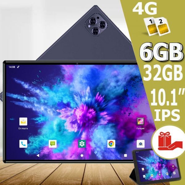 Планшет-телефон Adronix Power TAB 10 LTE 6/32 DUAL SIM 10.1" IPS + Чехол-книжка! 2420141 фото