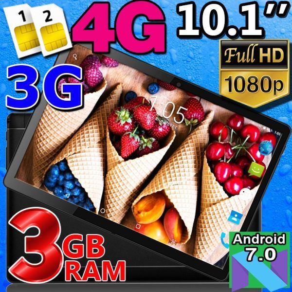 Уценка! Мощный планшет - телефон с 3GB ОЗУ - MT104 - 4G IPS 10'' 3/32 10104Y фото