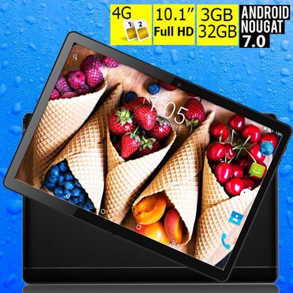Качественный! Мощный планшет - телефон с 3GB ОЗУ - MT104 - 4G IPS 10'' 3/32 + ЧЕХОЛ 10104 фото
