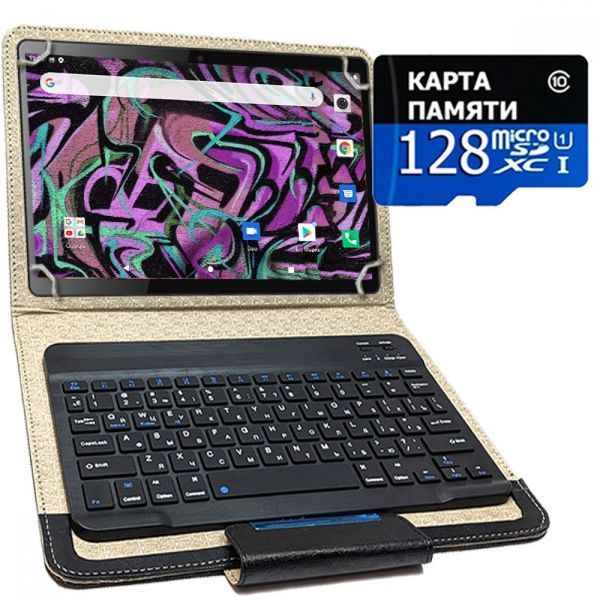 Планшет-телефон ASUS L101 PRO LTE 10.1" Full HD IPS 4/64 4G + Чохол з Bluetooth клавіатурою + SD карта 128ГБ! 20242110 фото