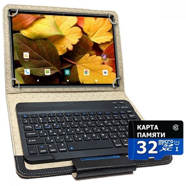 Планшет- телефон Samsung Galaxy Tab Q10 Ultra LTE 4/32 DUAL SIM 10.1"IPS + ЧЕХОЛ с Bluetooth КЛАВИАТУРОЙ и Карта памяти 32GB 20231407 фото