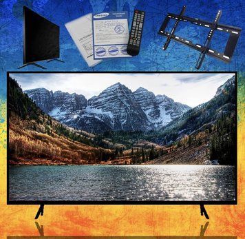 Samsung 55ʼʼ 4к-UHD Smart TV, T2 Wifi Bluetooth телевізор самсунг 55 дюйма 531 фото