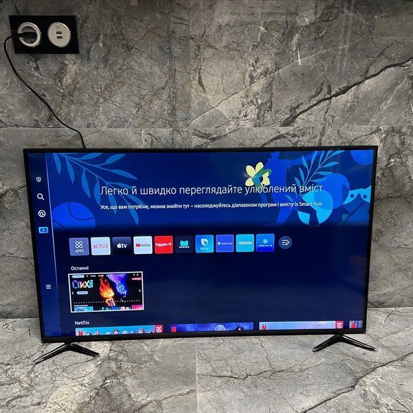 Samsung 55ʼʼ 4K-QLED, Smart TV, T2 Wifi Bluetooth телевізор самсунг 55 дюйма 544 фото