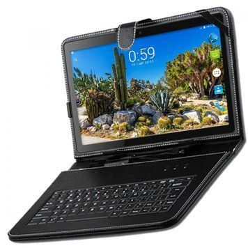 Потужний планшет - телефон з 3GB RAM - MT104 - 4G IPS 10" 3/32 + Чохол-клавіатура 101046 фото