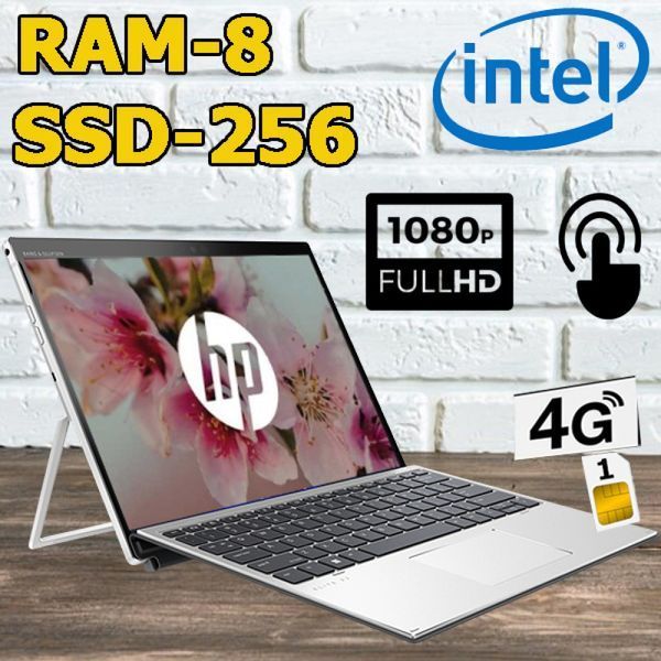 Відмінний планшет-ноутбук HP Elite x2 G4  Intel Core i5-8365U 12.3 дюймів 8/256 Windows 10 Наявність сім карти! 20242802 фото